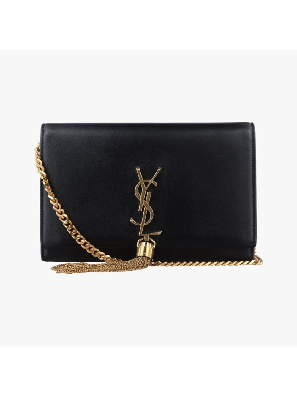 Saint Laurent Kate Black Leather